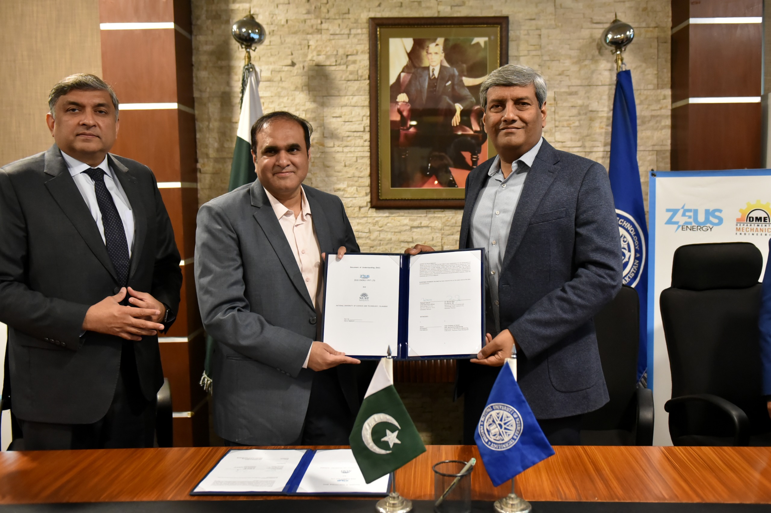 NUST and ZEUS Energy Sign DoU to Strengthen Industry-Academia Collaboration